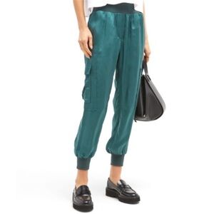 Cinq A Sept Satin Giles Joggers
